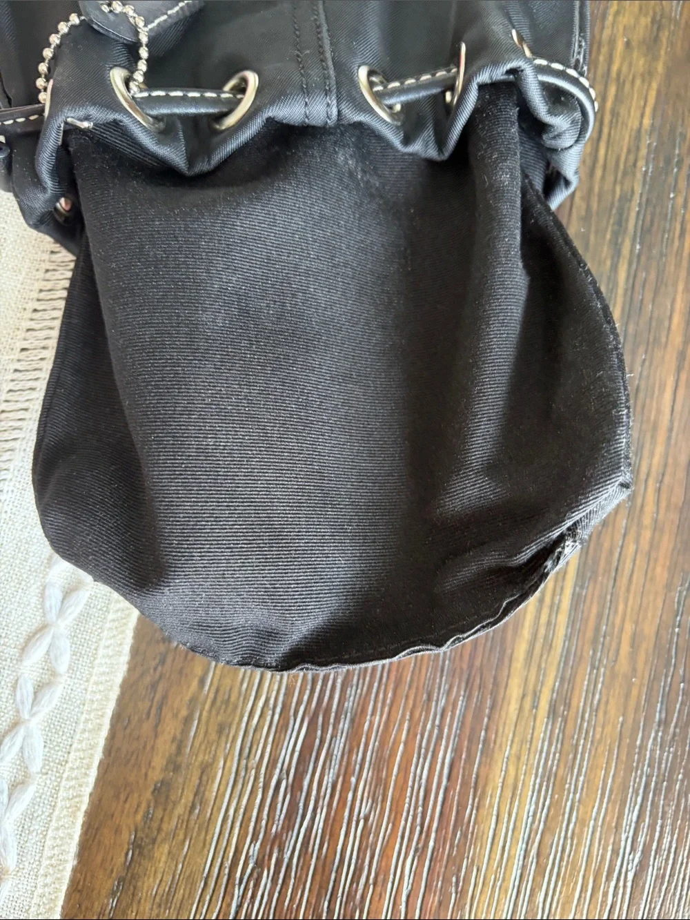Vintage coach #8669 Mini Draw Drawstring Wristlet Pouch